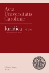AUC Iuridica 2018/4 Devět let závaznosti Listiny základních práv EU
