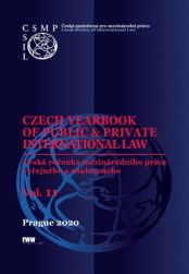 Czech Yearbook of Public & Private International Law (2020) vol.11