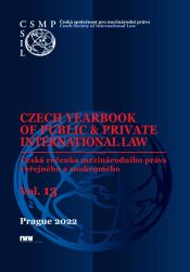 Czech Yearbook of Public & Private International Law (2022) vol.13