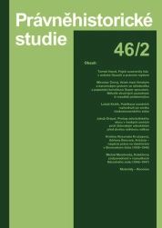 Právněhistorické studie č. 46/2