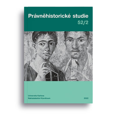 Právněhistorické studie č. 52/2