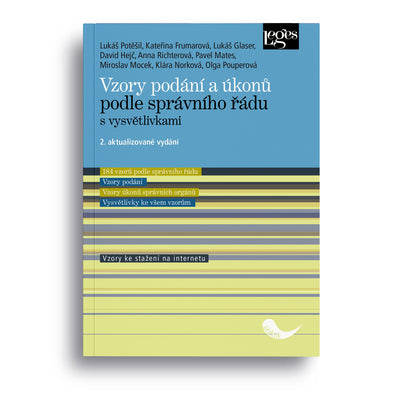 Vzory podání a úkonů podle správního řádu s vysvětlivkami