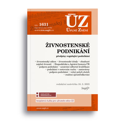 ÚZ - 1631 Živnostenské podnikání
