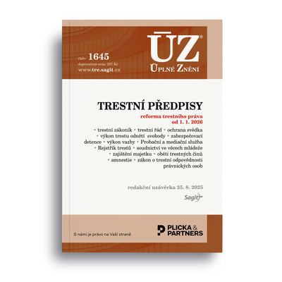 ÚZ - 1645 Trestní předpisy 2026