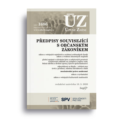 ÚZ - 1686 Předpisy související s občanským zákoníkem - veřejné rejstříky, evidence skurečných majitelů, mezinárodní právo soukromé, ...