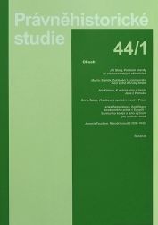 Právněhistorické studie č. 44/1