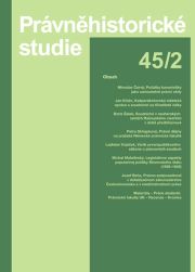 Právněhistorické studie č. 45/2