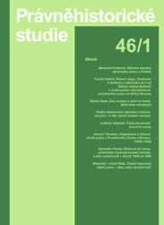 Právněhistorické studie č. 46/1