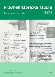 Právněhistorické studie č. 48/1 - Cestovní ruch
