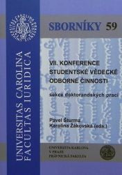 VII. Konference studentské vědecké odborné činnosti