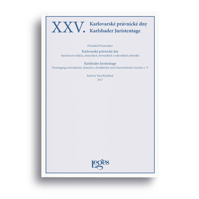 XXV. Karlovarské právnické dny